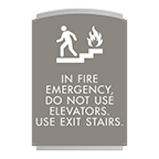 In Fire Emergency Signs