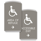 Handicap Accessible Directional Signs