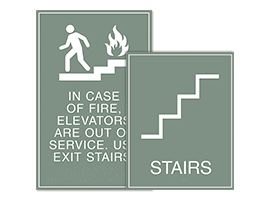 Stairs/Elevator Signs