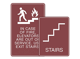 Stairs/Elevator Signs