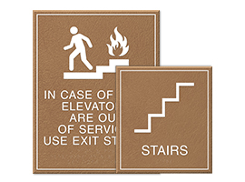 Stairs/Elevator Signs