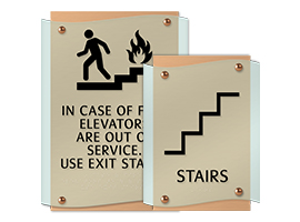 Stairs/Elevator Signs